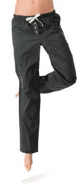 skiny női hosszú pizsama nadrág 81907 Szürke,elefántcsont,éjsötét